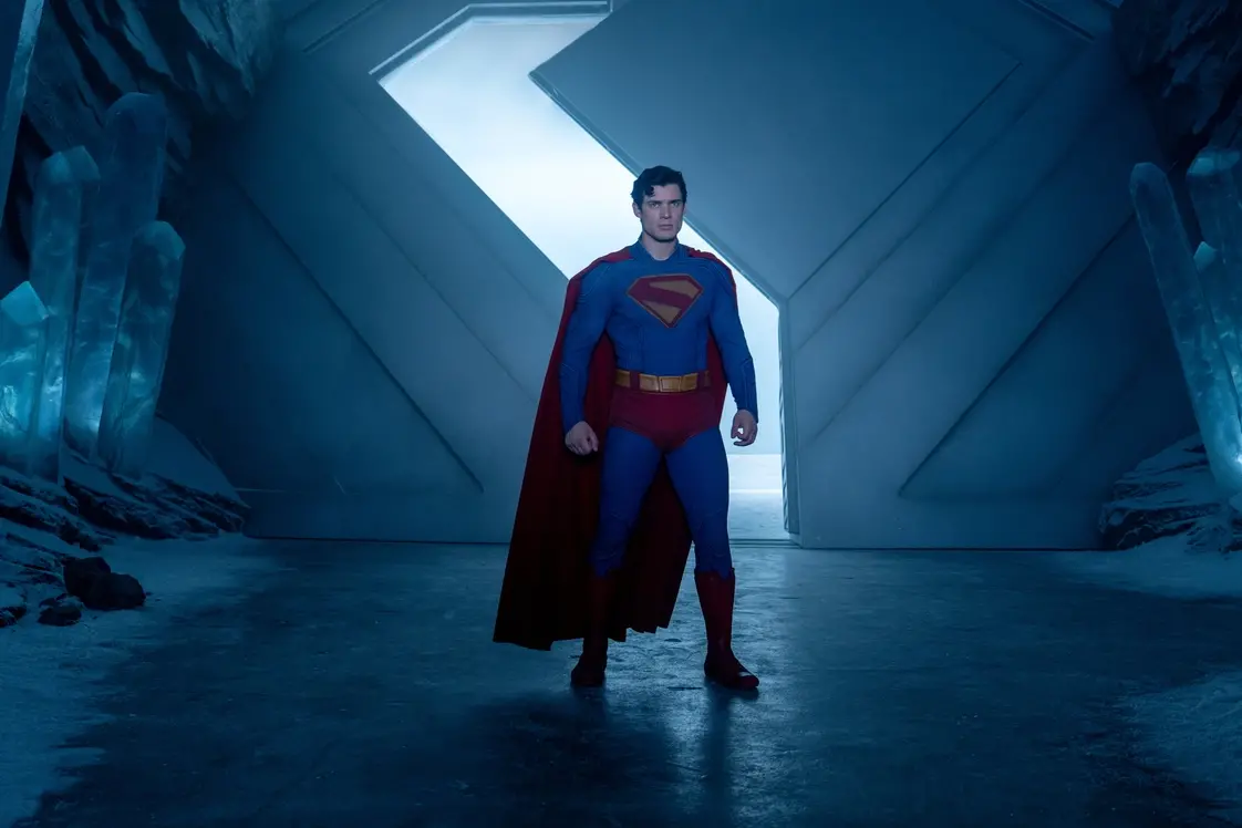 DAVID CORENSWET as Superman. Copyright: \\u00A9 2025 Warner Bros. Ent. All Rights Reserved. TM & \\u00A9 DC