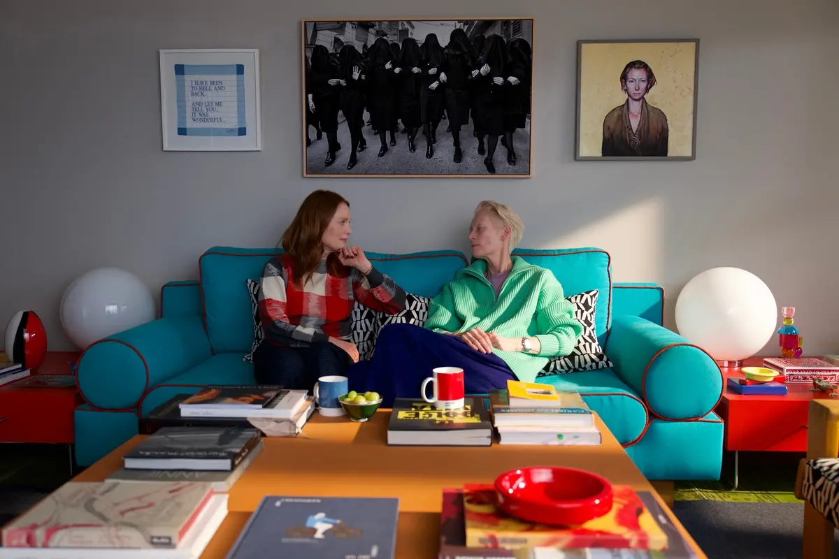 Julianne Moore e Tilda Swinton in The Room Next Door