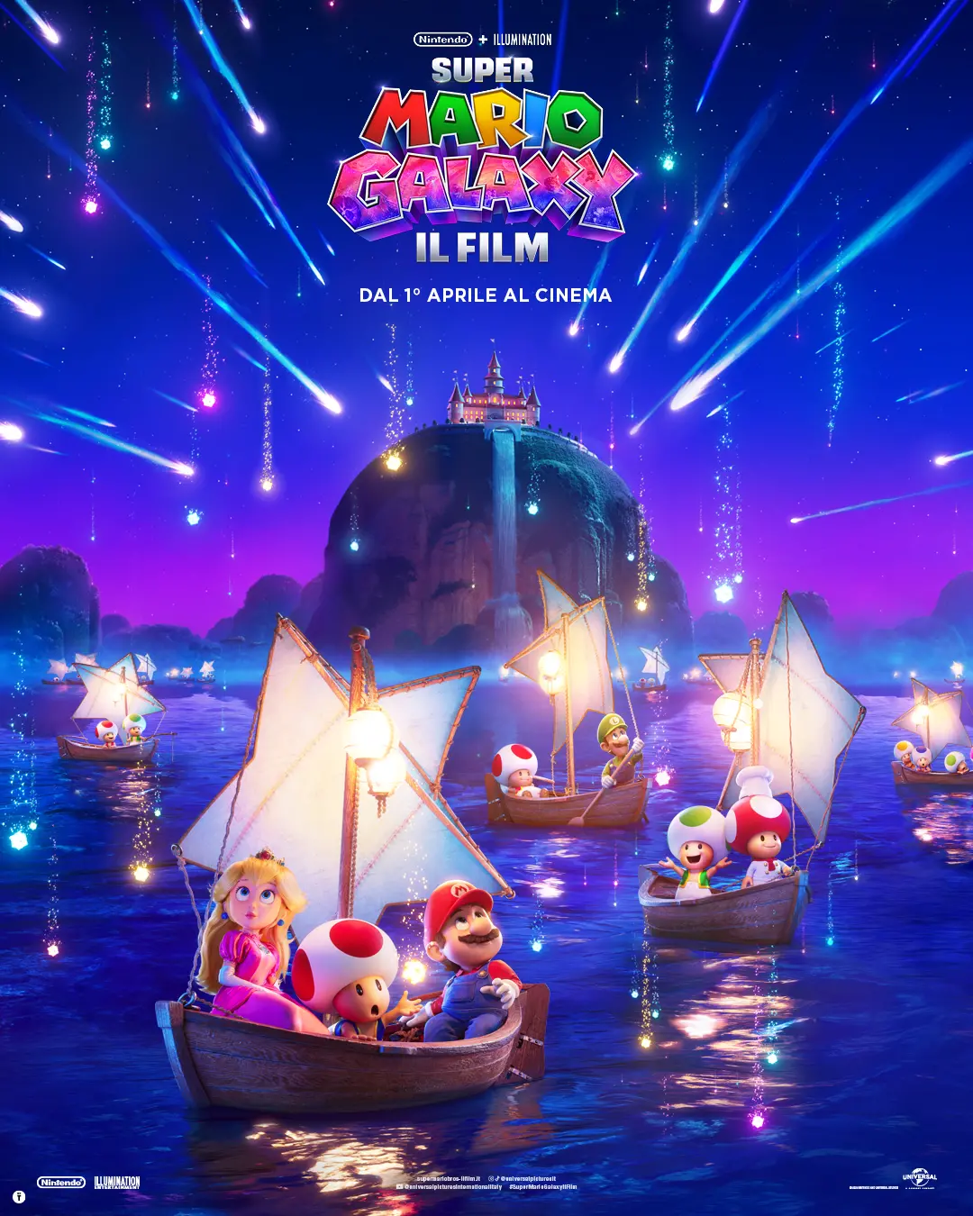 Il manifesto di Super Mario Galaxy – Il film