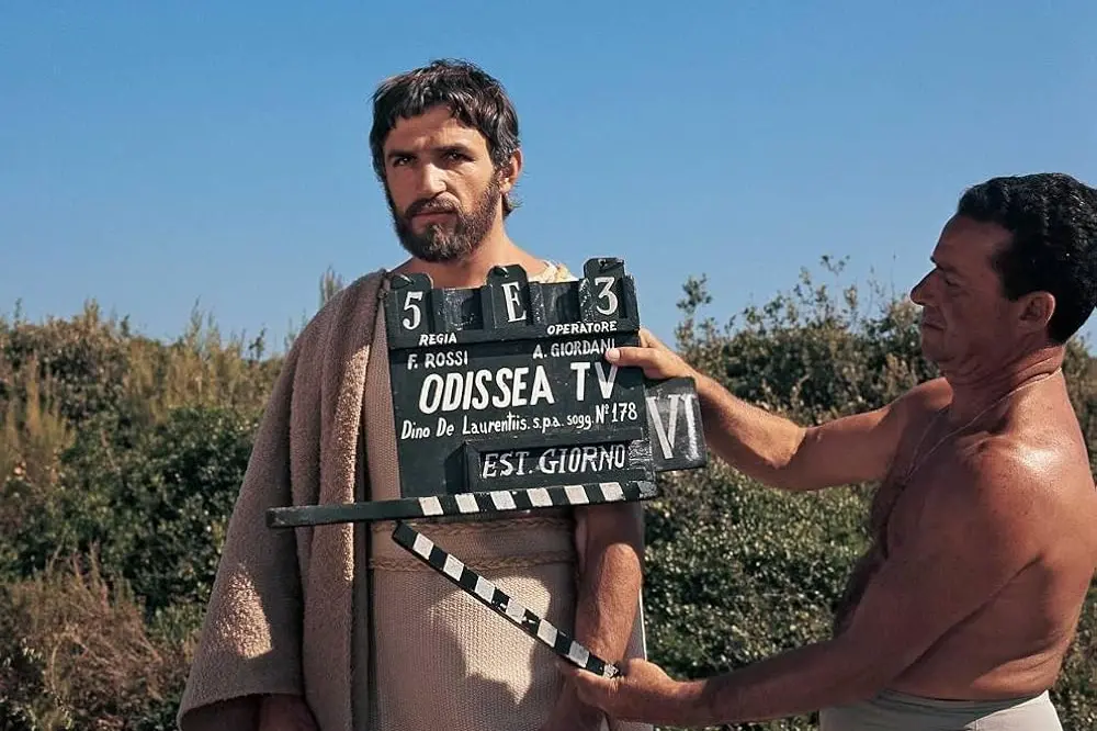 Bekim Fehmiu sul set di Odissea