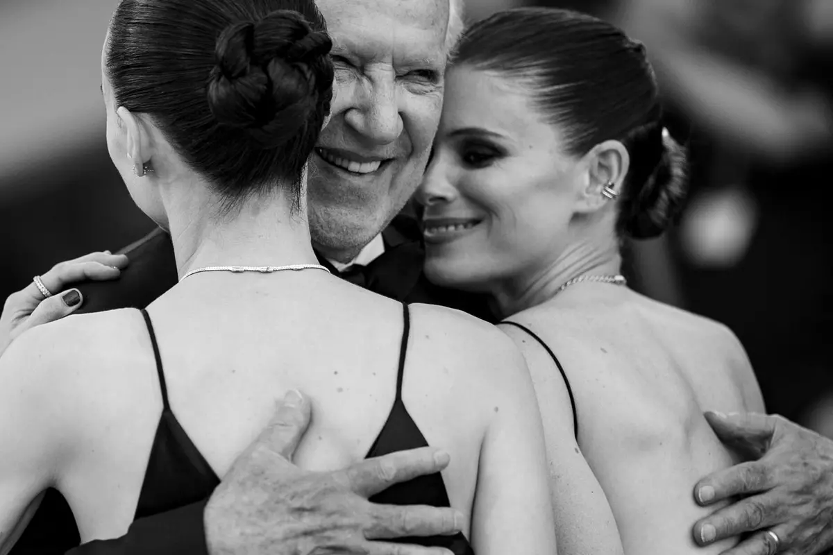 Werner Herzog con Kate e Rooney Mara a Venezia 83 - Foto Karen Di Paola
