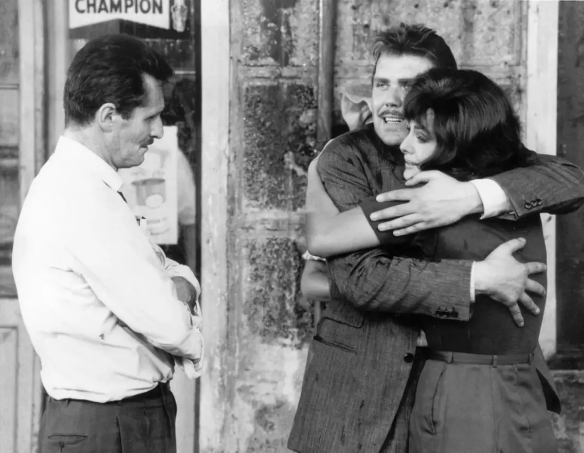 Pietro Germi, Gastone Moschin e Virna Lisi sul set di Signore & signori