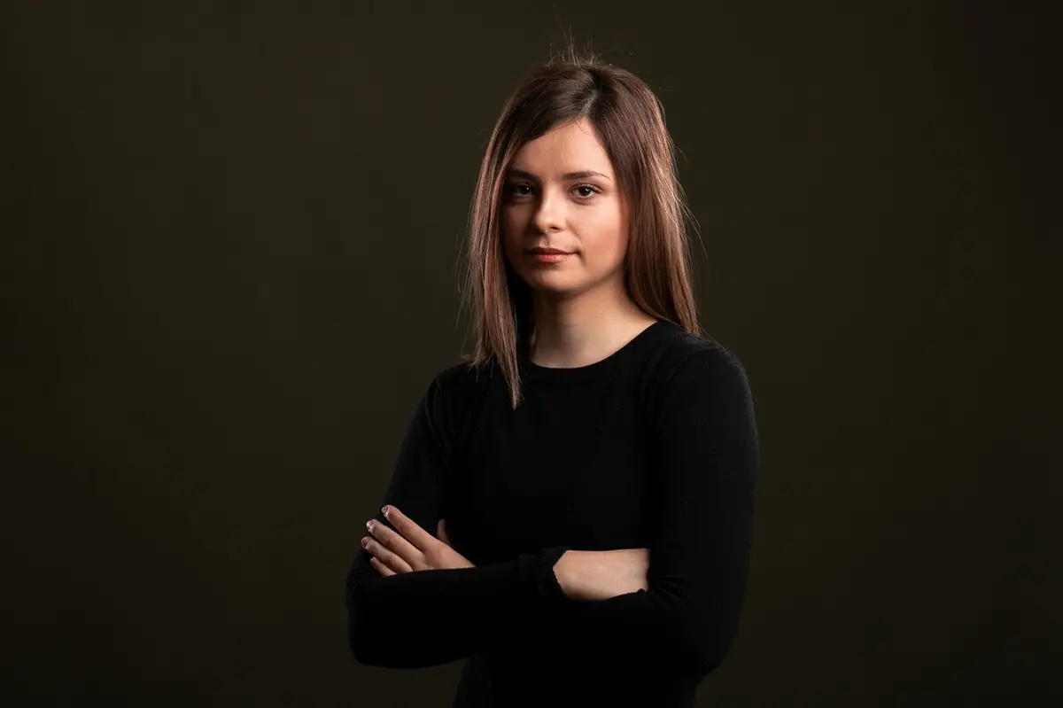 La regista Dina Duma