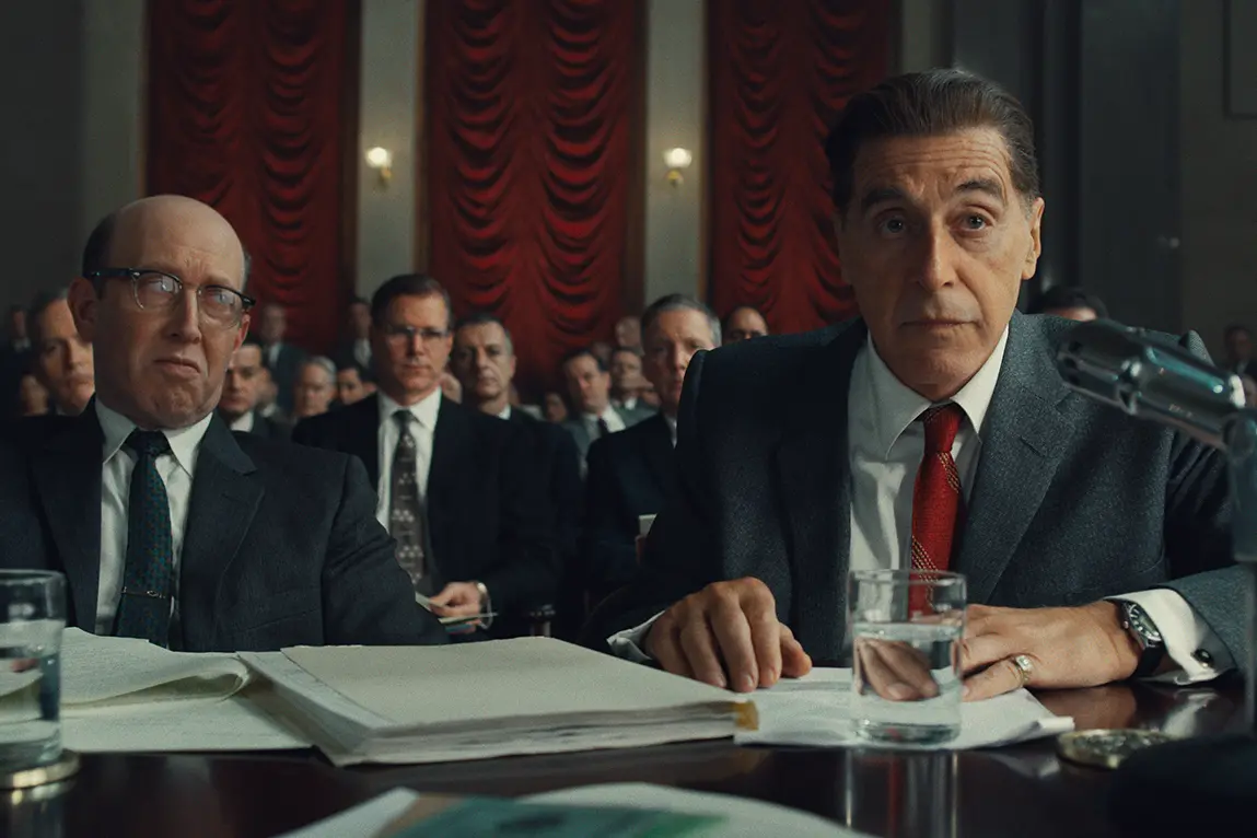 Al Pacino è Jimmy Hoffa in The Irishman