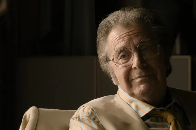 Al Pacino stars as Aldo Gucci in Ridley Scott’s HOUSE OF GUCCI A Metro Goldwyn Mayer Pictures film Photo credit: Courtesy of Metro Goldwyn Mayer Pictures Inc. © 2021 Metro-Goldwyn-Mayer Pictures Inc. All Rights Reserved.
