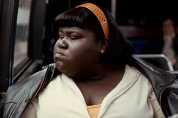 Gabourey Sidibe in una scena di <i>Precious</i>