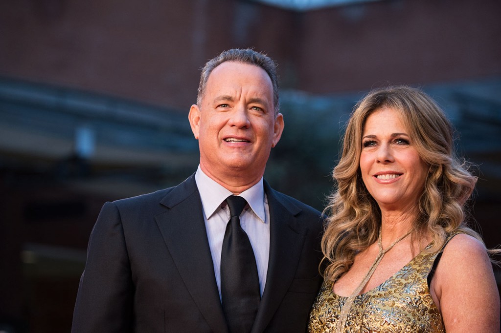 Tom Hanks e la moglie Rita wilson