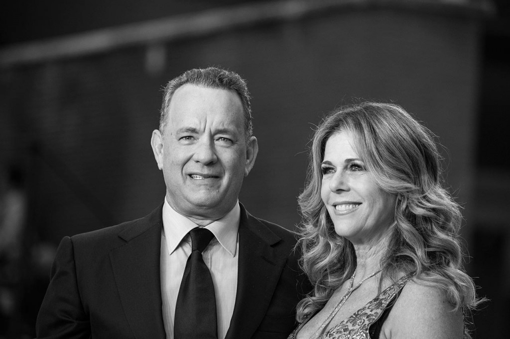 Tom Hanks e la moglie Rita wilson