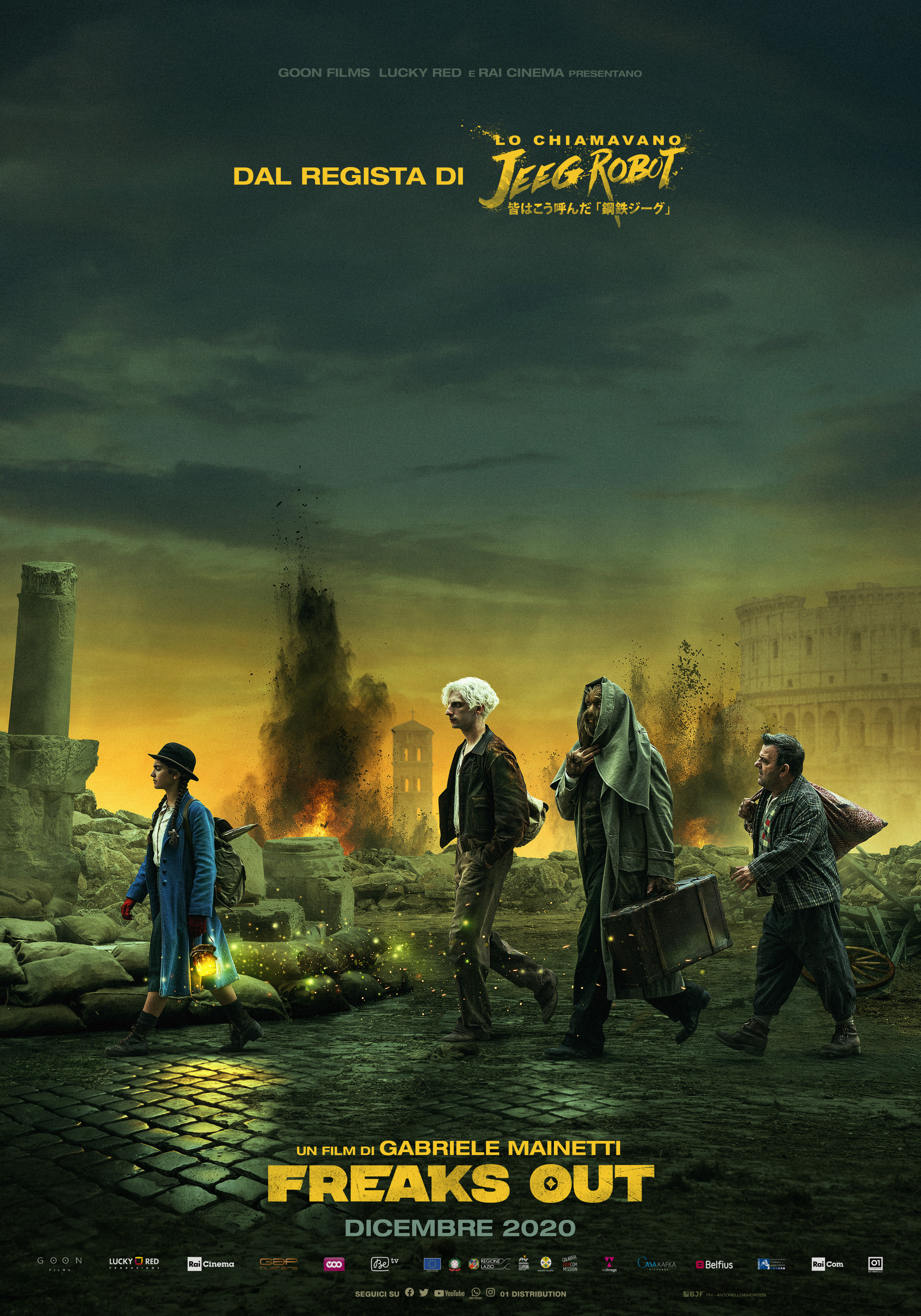 Poster ufficiale del nuovo film di Gabriele Mainetti
