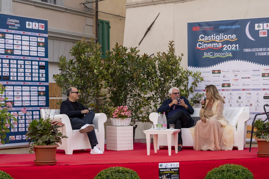 da sinistra: Paolo Baldini, Ricky Tognazzi e SImona Izzo (foto di Karen Di Paola)